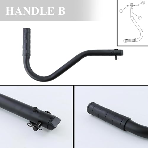 Miniatura 4 de Kit de rueda de generador para Champion 2800-4750w con mango plegable y neumáticos nunca planos, piezas de repuesto para generador 40065