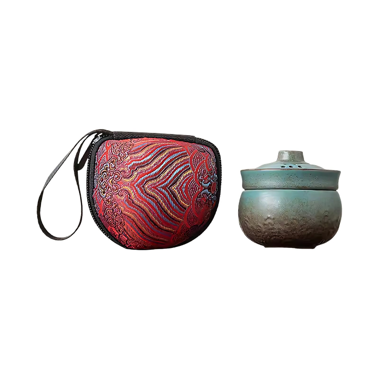 Ensemble de Brassage Portable, théière et Tasse à thé en, Green