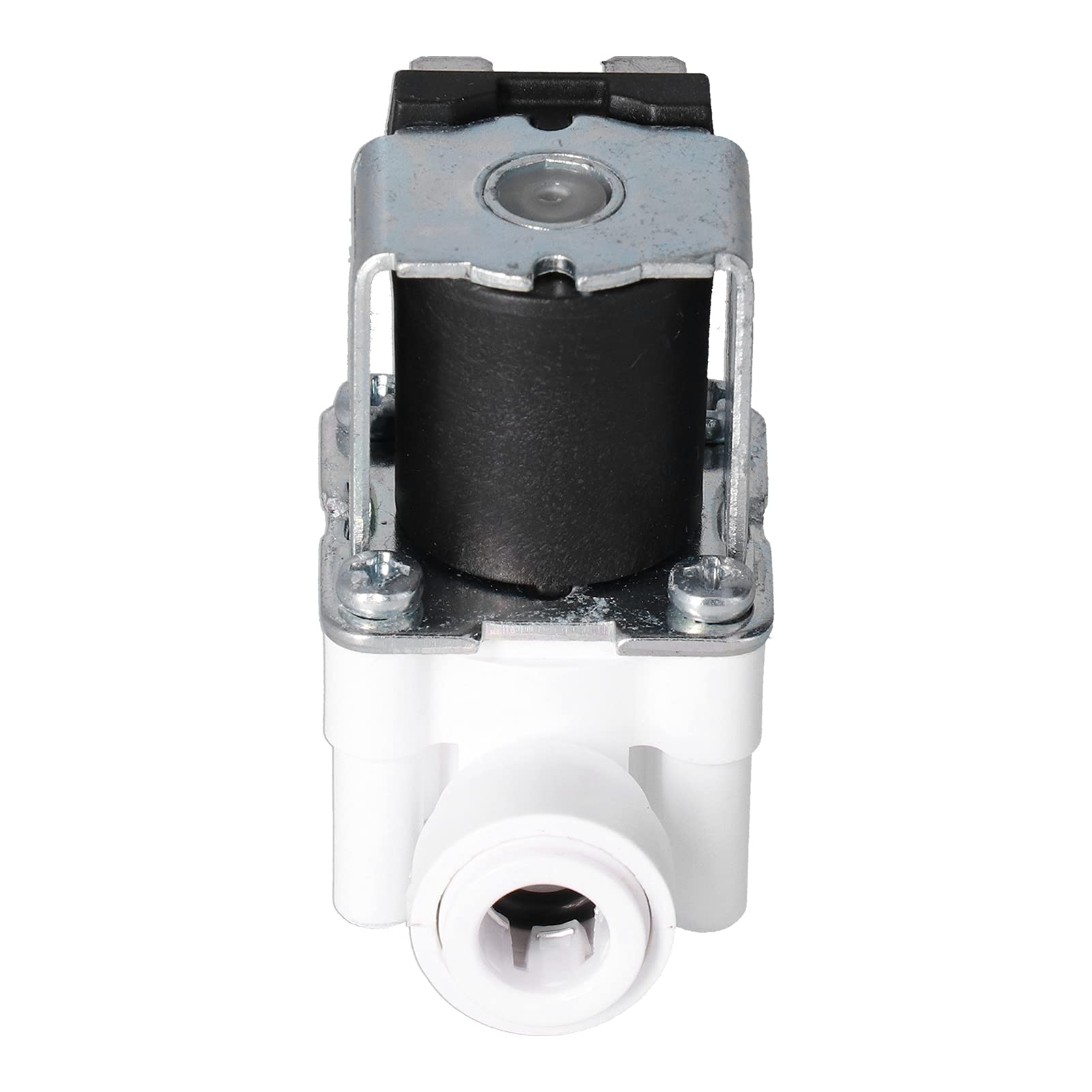 Ejoyous Elettrovalvola Elettrica in Plastica ABS Acciaio Inossidabile 3 8 Pollici Connettore Rapido Elettrovalvola Normalmente Chiusa da 0 02 a 0 8MPa per Sistemi di Irrigazione RO di Controllo