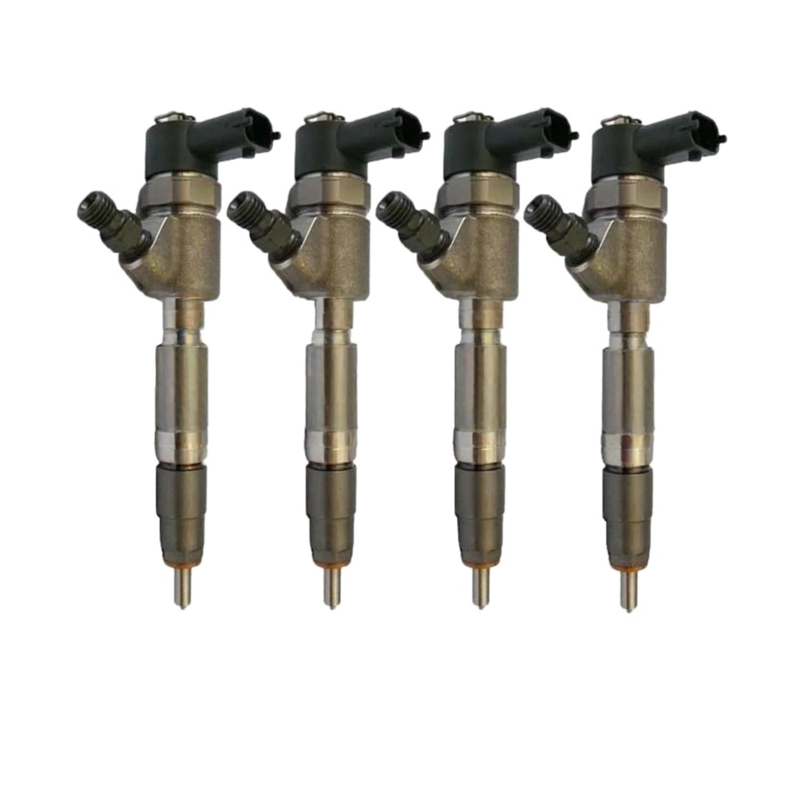 Conjunto de inyectores de combustible diésel Common Rail de 4 piezas, compatible con JAC Lift Truck HFC4DA1-2C 4DA1 1100200FA171 0445110710 0 445 110 710