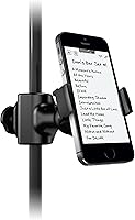 Vista 8 de IK Multimedia iKlip Xpand Mini soporte para micrófono con soporte para teléfono, compatible con teléfonos inteligentes iPhone y Android de 3.5" a
