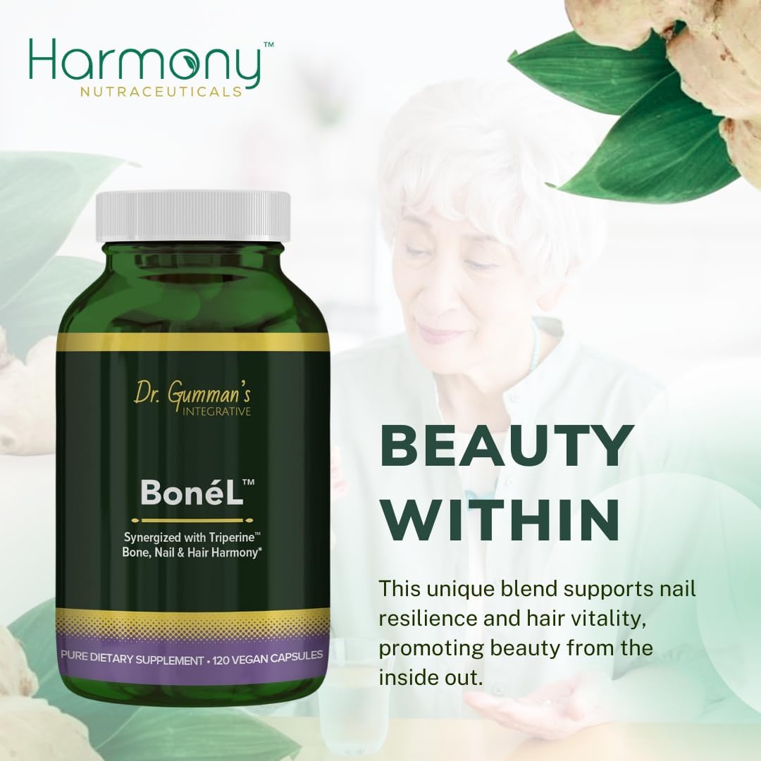Bone'L - Bone, Nail & Hair Harmony - Highest Potency, Maximum Bio-Activity, Harmony Nutraceuticals Vegan Capsules - Image 10