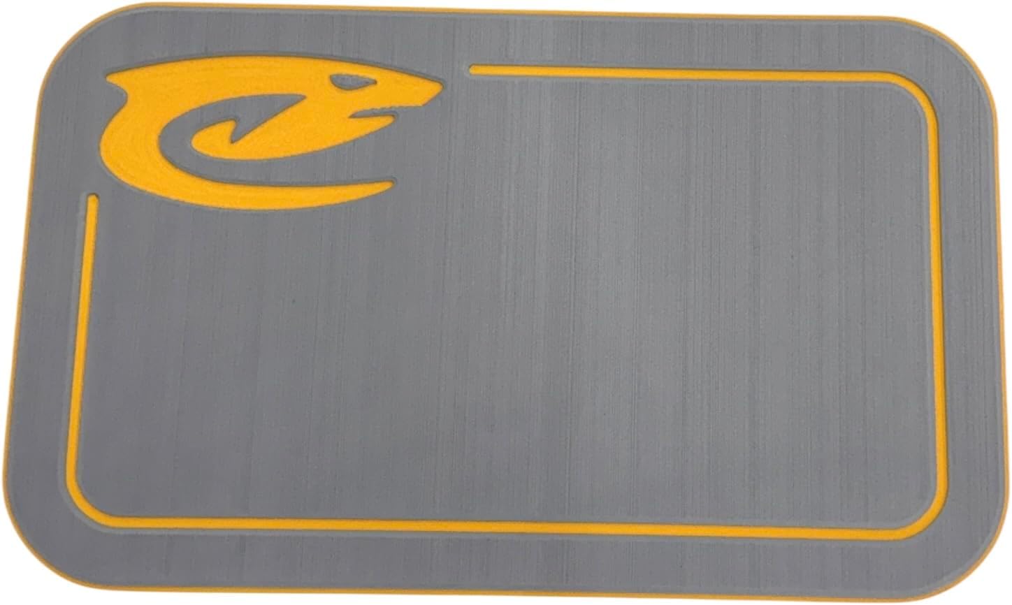 YETI Roadie 15 Cooler Top Cushion, Gray with Orange Trim, EVA Foam, Non-Slip, Adhesive Backing, Comfortable Seat Pad