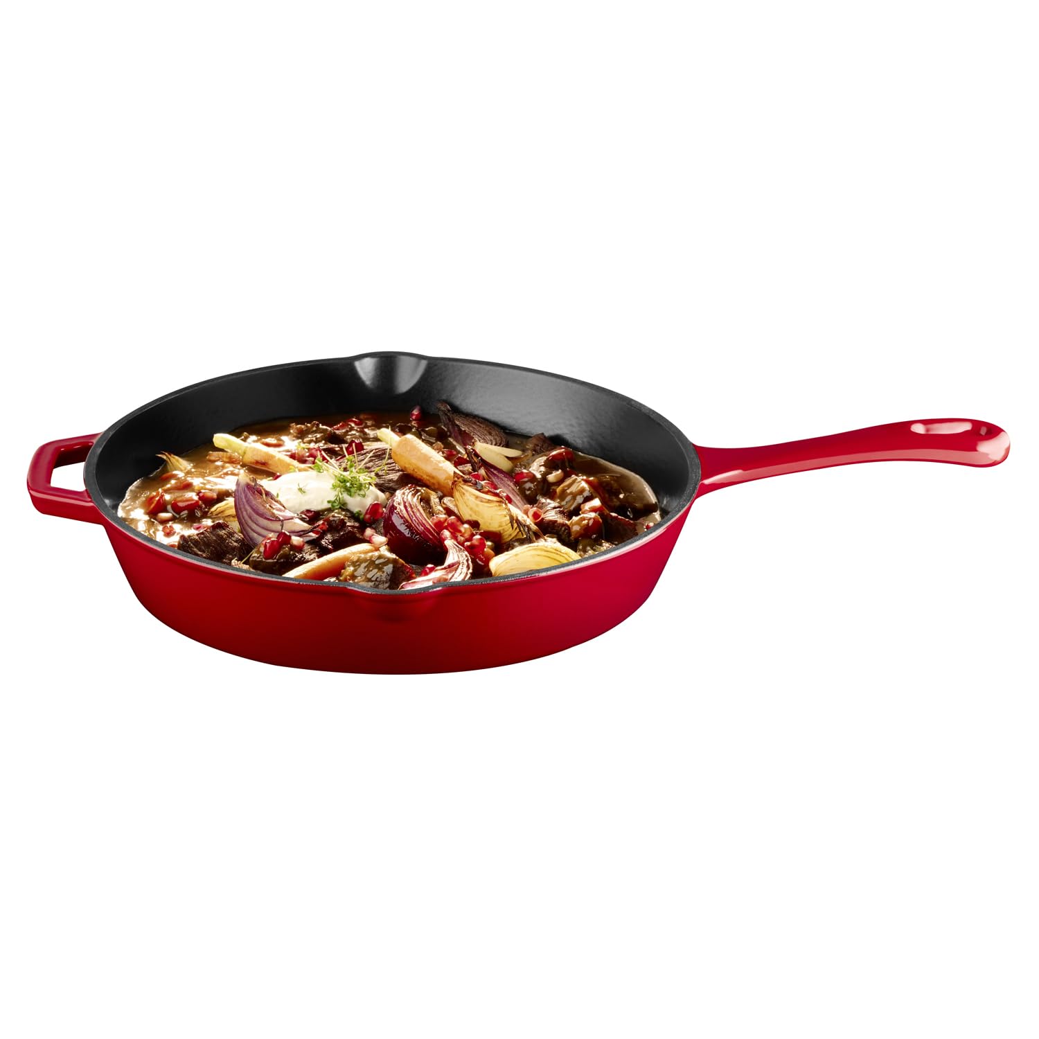 APS 88340 Pfanne 5 STARS - Gusseisen emailliert, Ø 29 cm, 2 Liter, induktionsgeeignet, ohne Deckel