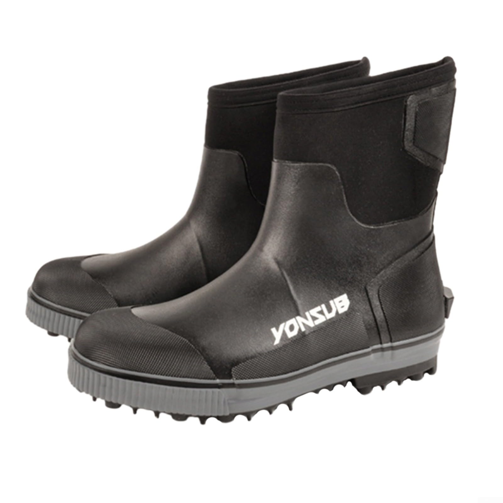 Zapatos de agua de neopreno para hombre y mujer, antideslizantes, de acero, secado rápido, para exteriores, color negro, par