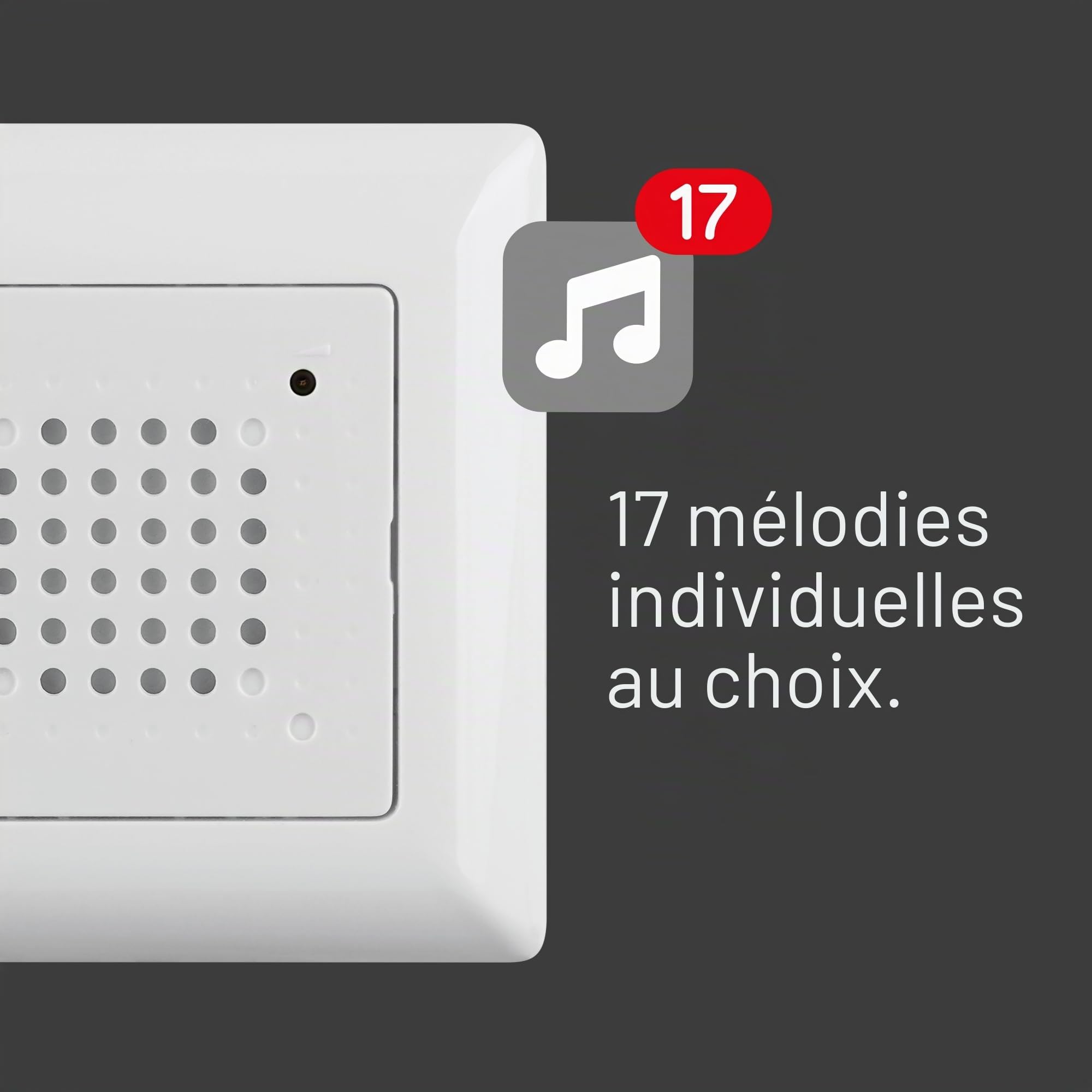 Carillon Grothe 43701 43701 blanc 83 dB (A)