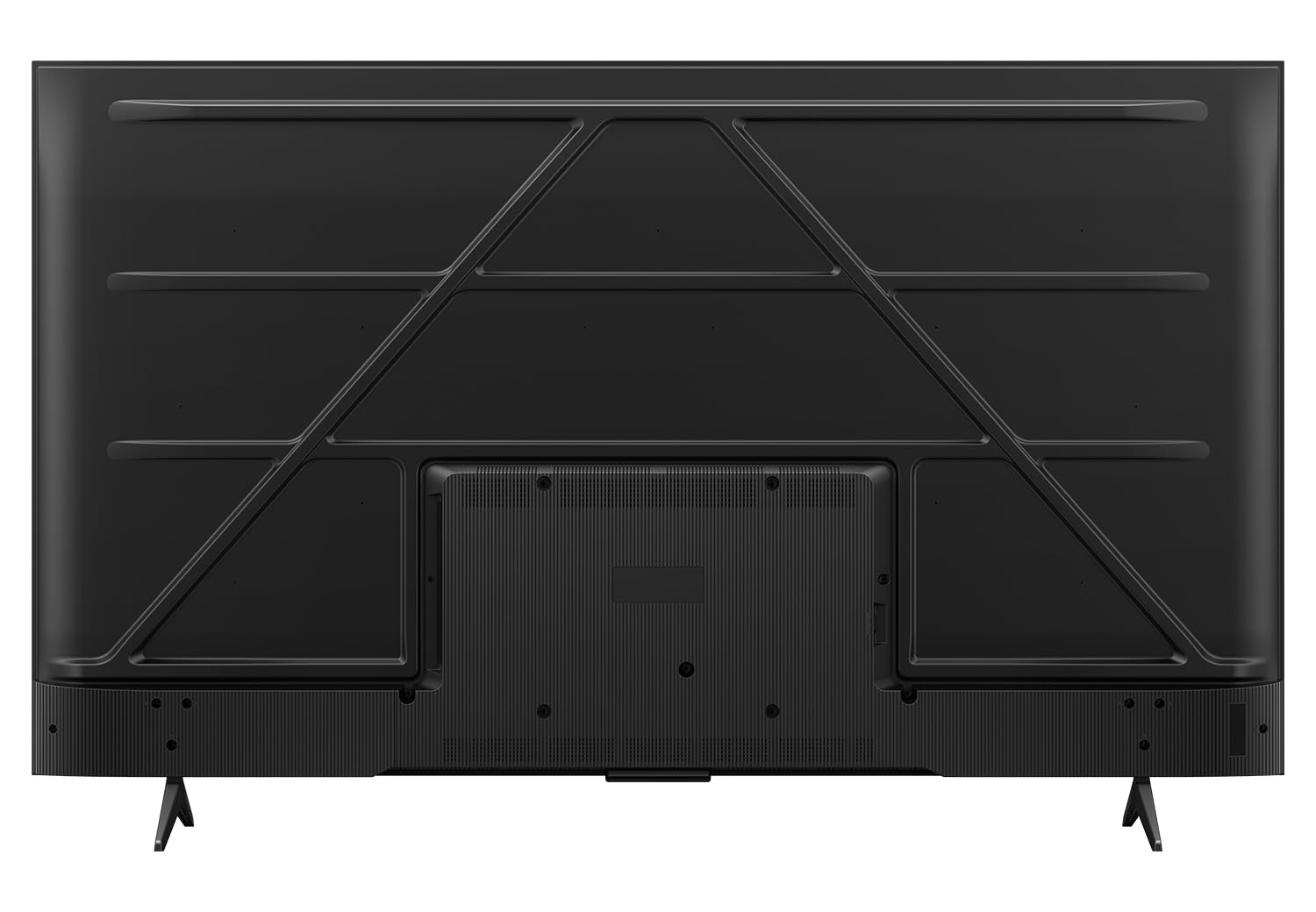 Wara view of the TCL 43T6D TV showing mounting points