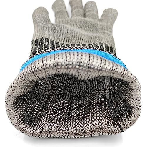 VORAGA Luva Resistente A Cortes Bsongo com Mangas de Proteção de Braço Nível 9 Luva de Malha de Meta