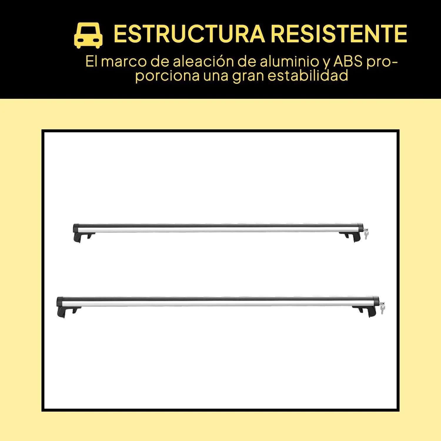 Relingträger Universal-Dachträger-Aluminium-Set