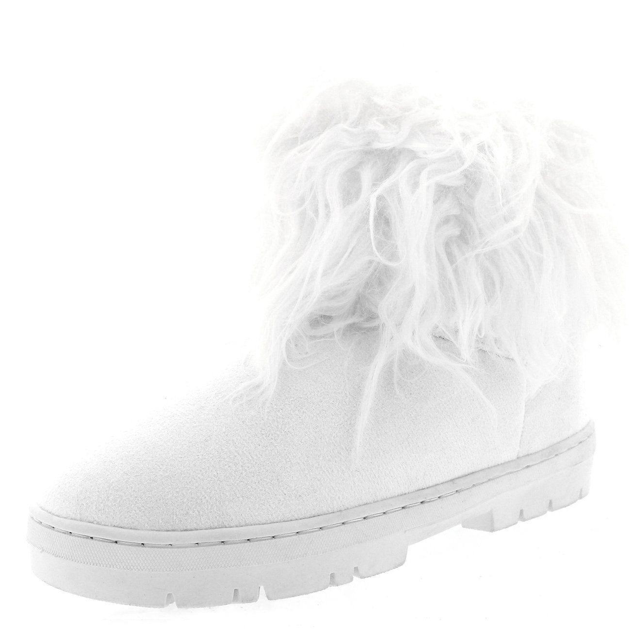 Womens Long Covered Rain Winter Waterproof Short Snow Boots