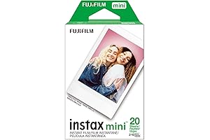 Fujifilm INSTAX Mini Instant Film, 40 Sheets, Glossy Finish, ISO 800, for...