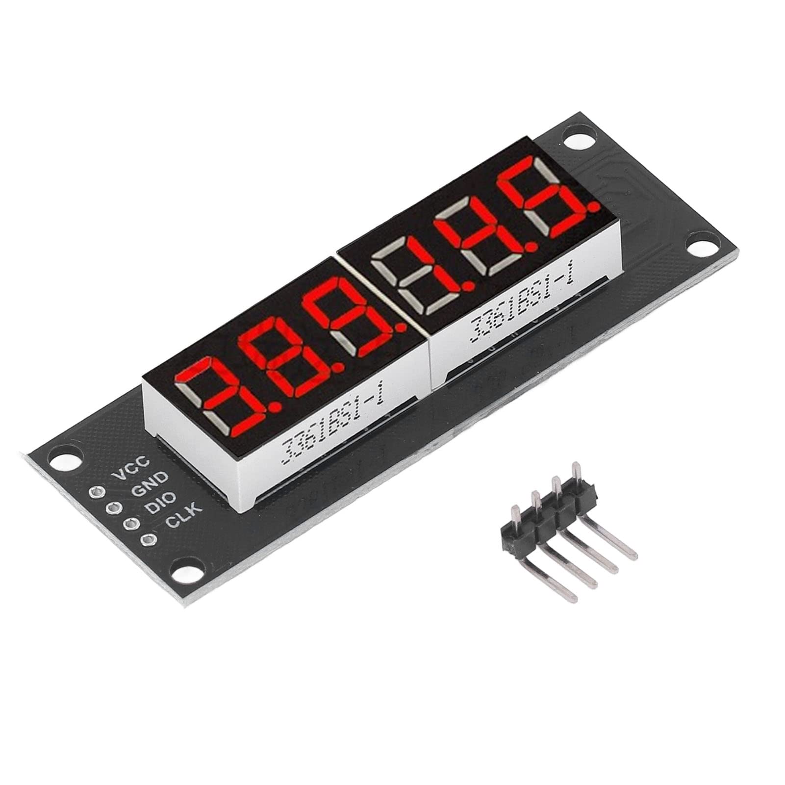 KUIDAMOS 6 Digit 7 Segment Display 74HC595 Drive IC, Digital Display Module Digital Display Module LED Number Display for DIY Electronic Components