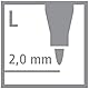 STABILO - Filzstift und Fineliner in einem - Trio 2 in 1-10er Pack mit 10 verschiedenen Farben