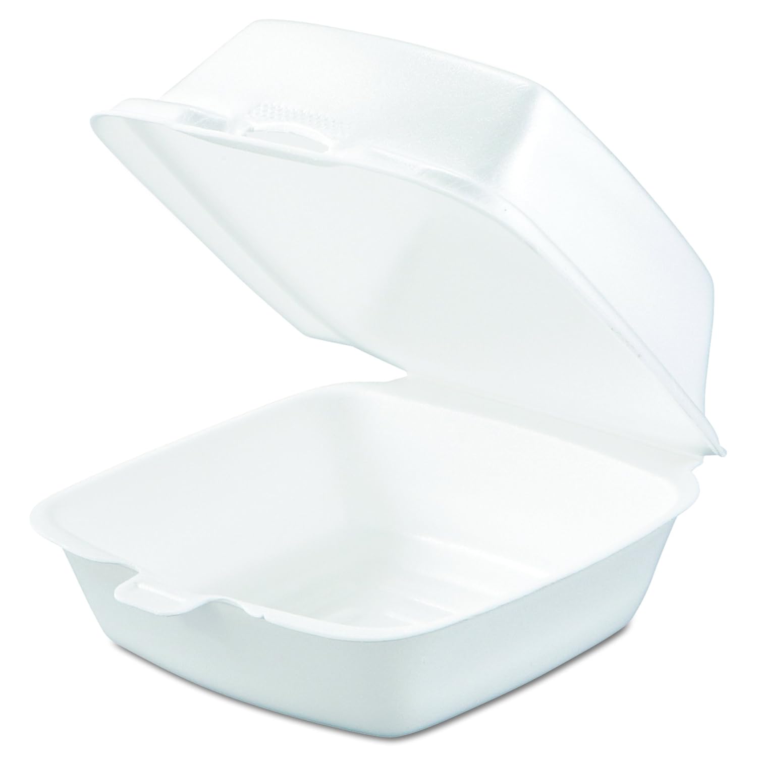 Dart 50HT1 5 in Med Sandwich Foam Hinged Container (Case of 500)