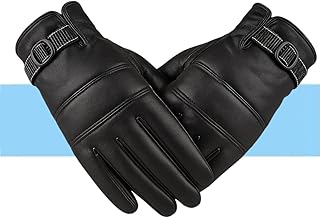 Genuine Leather Gloves for Men | Premium Soft & Warm Winter Gloves |Stylish Driving, Biking & Riding Gloves | Durable Hand Gloves for Outdoor, Daily Use33