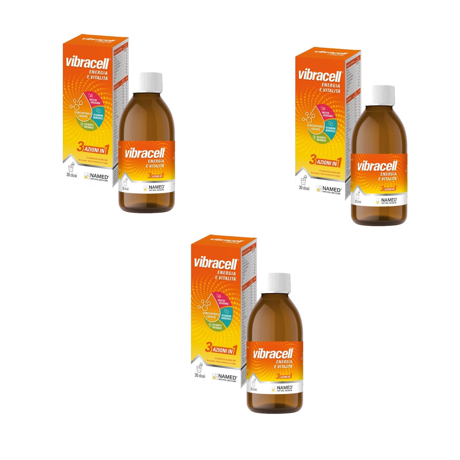 Named Vibracell Flacone 300 ml (3 Confezioni da 300 ml)