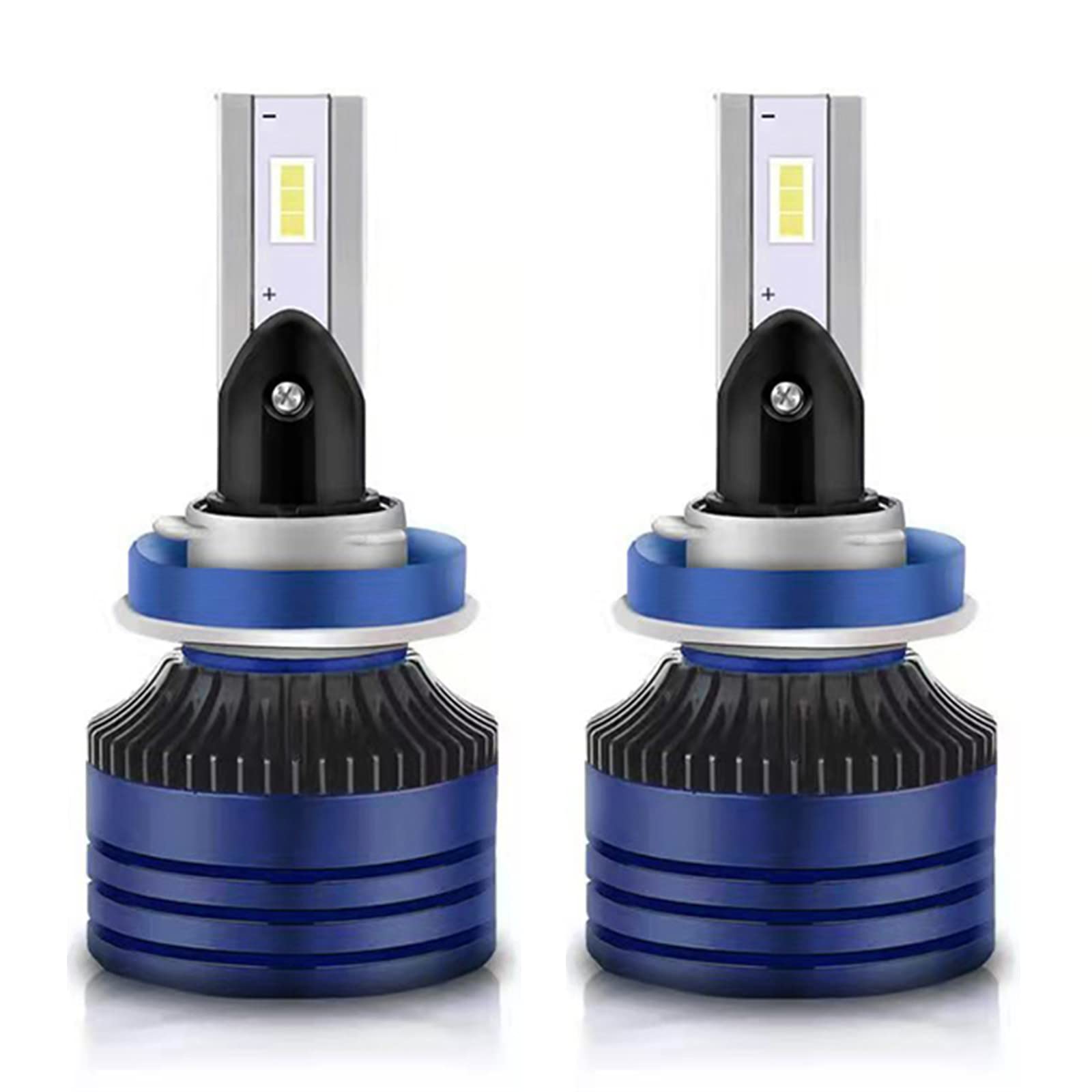 Bombillas LED Para Faros Delanteros, 7800 Lúmenes Brillo 6000K Bombilla LED Blanca Fría, Kit De Bombillas Para Faros Delanteros De Repuesto Plug-And-Play, IP68 A Prueba De Agua, Paquete De 2,H1