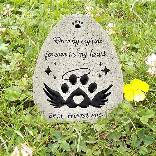 Duming-In Dog Memorial Gifts For Loss Of Dog, Waterproof Resin Pet Memorial Stones For Dogs thumb #5