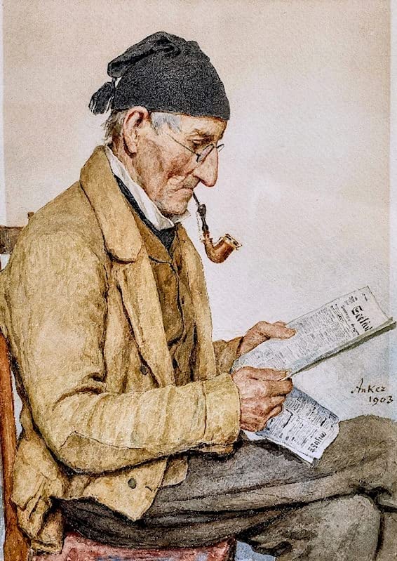 Impression d'affiches Fermier avec une pipe pour créer un salon chaleureux