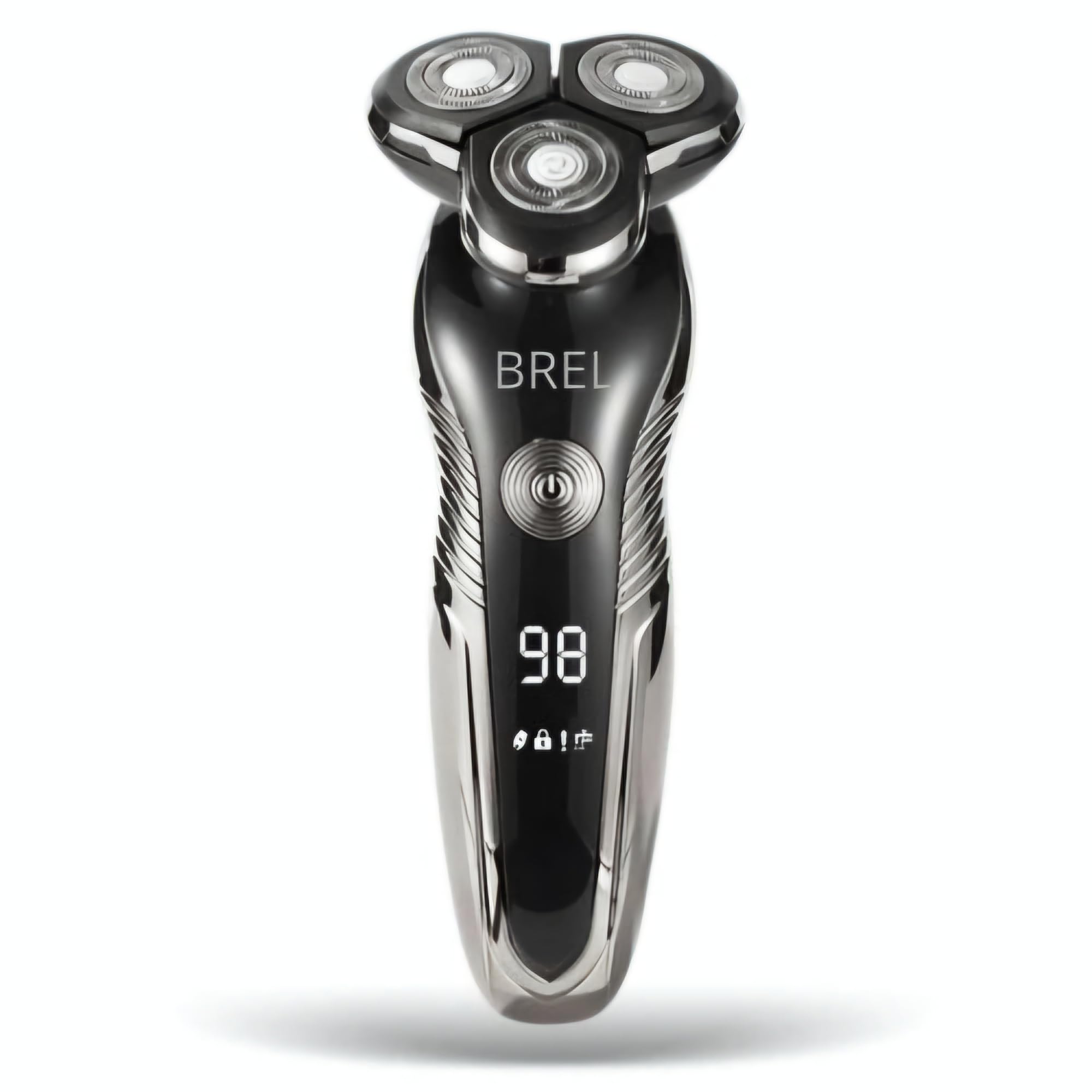 BREL Electric Razor for Men- Multifuntional 4-in-1 Grooming Kit for Beard, Head and face - Waterproof Rotary Shaver with Travel Lock and Long Battery Life