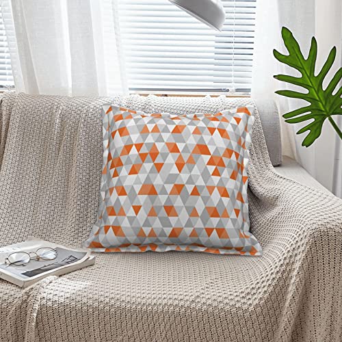 Housses de coussin similicuir de qualité supérieure avec reliefs triangles - 8