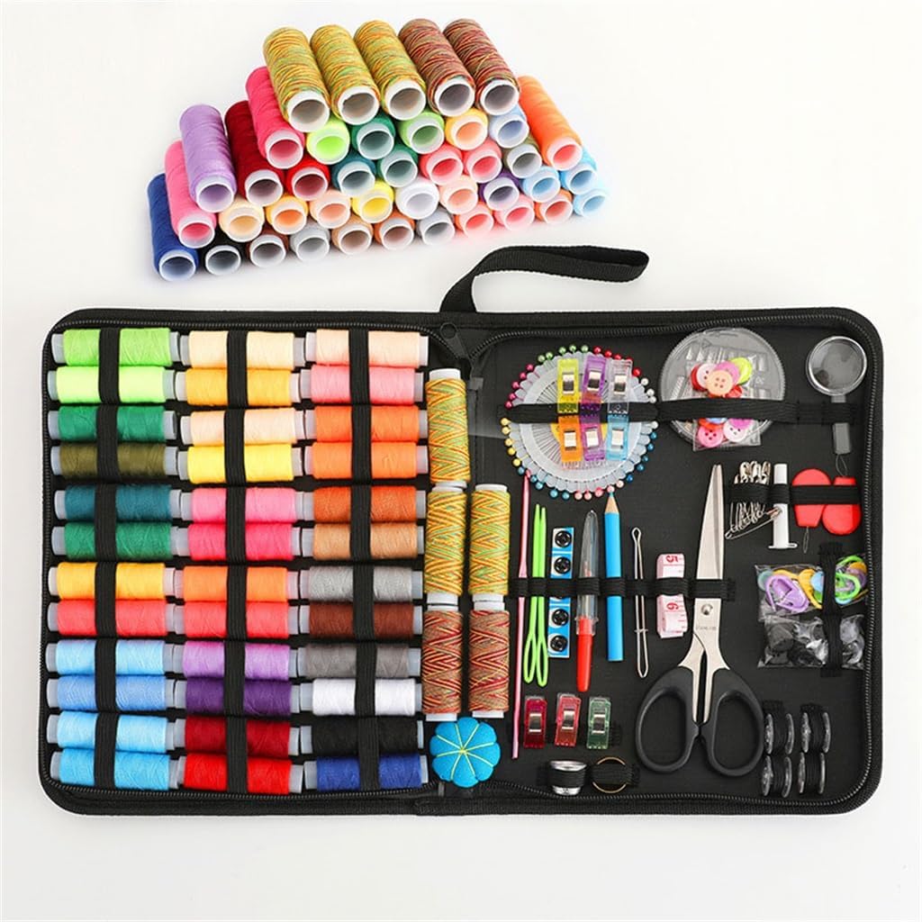 WERFOGH Household Multifunctional Needle and Thread Box Set Hand Sewing and Bag