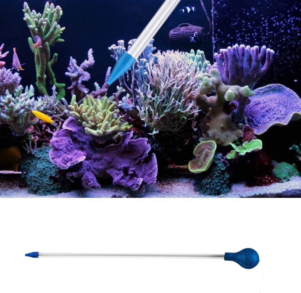 Coral SPS HPS Feeder, Liquid Fertilizer Feeder Accurate Dispensing Spot, Soft silicone head without hurting coral, for Reef/Anemones/Eels/Lionfish and Other Organisms, Aquarium's best Choice