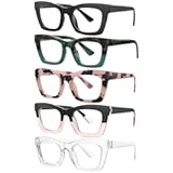 Reading Glasses for Women Blue Light Blocking Glasses Filter UV Square Readers Glasses for Men and Women