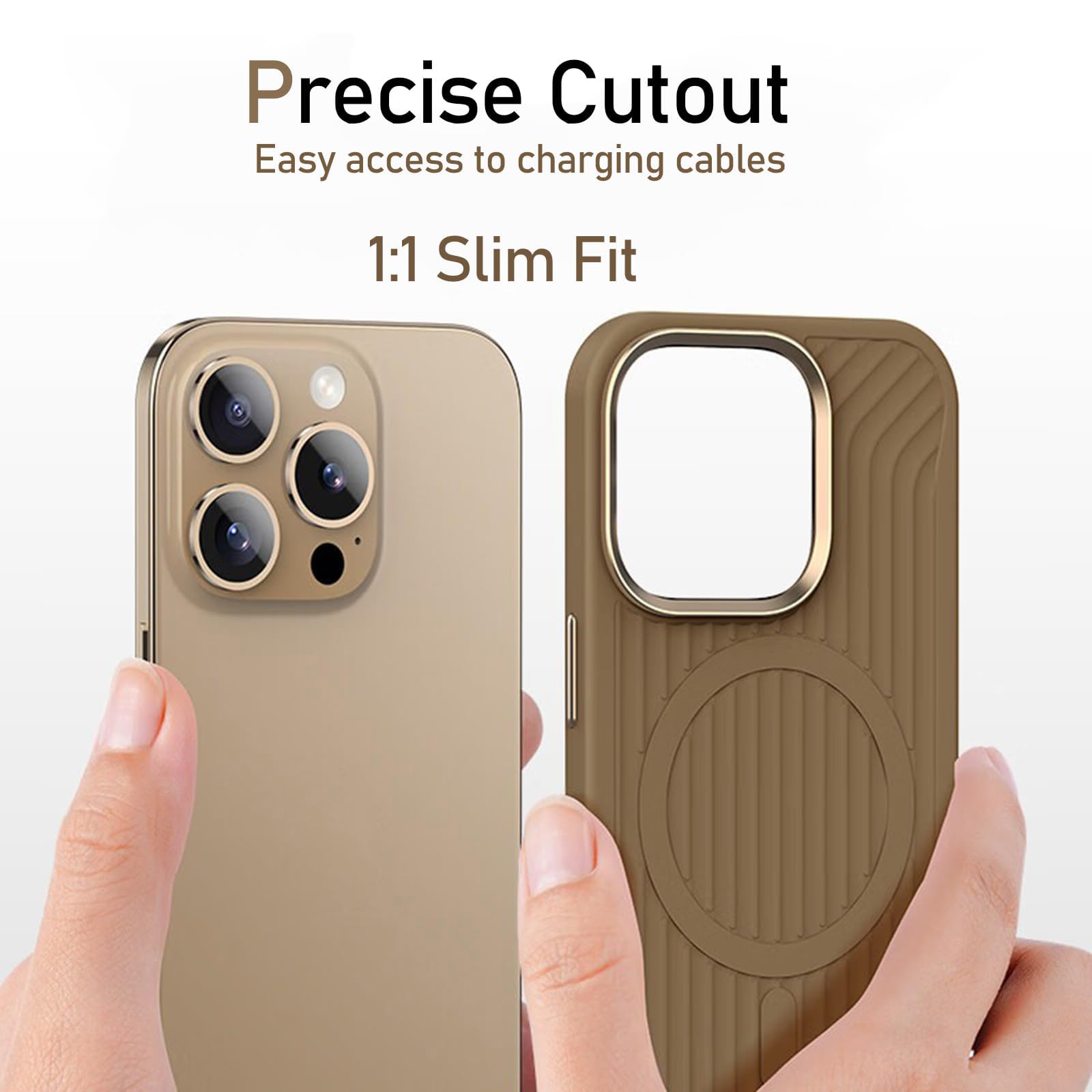 Custodia per iPhone 16/16 Pro/16 PRO Max, Custodia in Silicone Liquido, Texture Antiscivolo, Slim Fit, Compatibile con MagSafe, Cover in Silicone Antiurto,16 PRO,Black