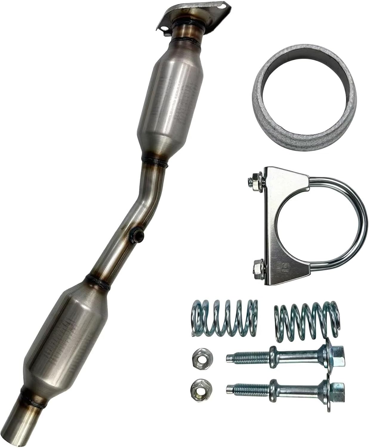 Front Catalytic Converter Direct-Fit Compatible with Toyota Prius 2004 2005 2006 2007 2008 2009 L4 1.5L Replace# 16337 1741021500 EPA Compliant
