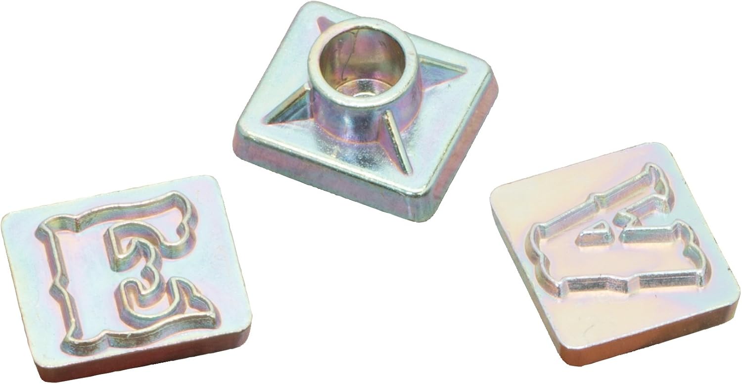Weaver Leather Alphabet Stamping Set , Siver , 3/4" : Arts, Crafts & Sewing