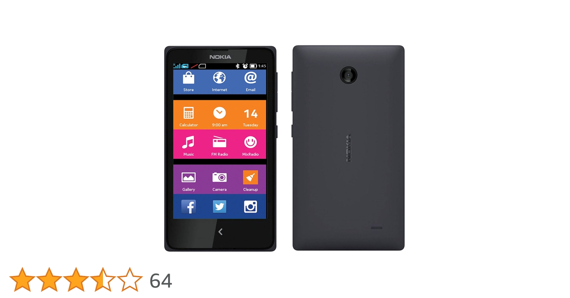 Nokia X RM980 Black Dual SIM - Factory Unlocked