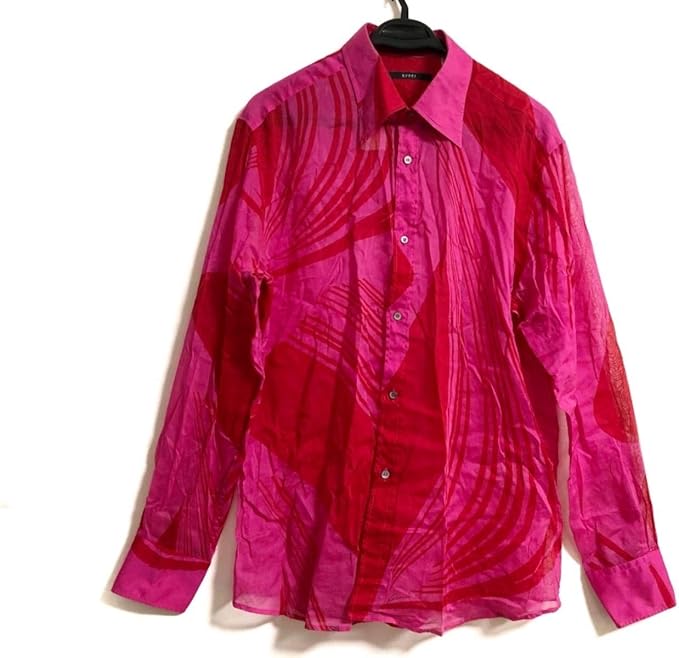 Amazon グッチ Gucci シャツ 長袖シャツ メンズ レッド ピンク 中古 シャツ 通販 Amazon グッチ Gucci シャツ 長袖シャツ メンズ レッド ピンク 中古 シャツ 通販
