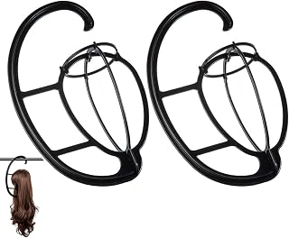 Dreamlover Hanging Wig Stand 2-Pack - Durable Thickened Wig Drying Rack for Wigs, Hats, Scarves - Space-Saving Storage