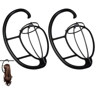 Dreamlover Hanging Wig Stand, Wig Drying Stand, 2 Sets