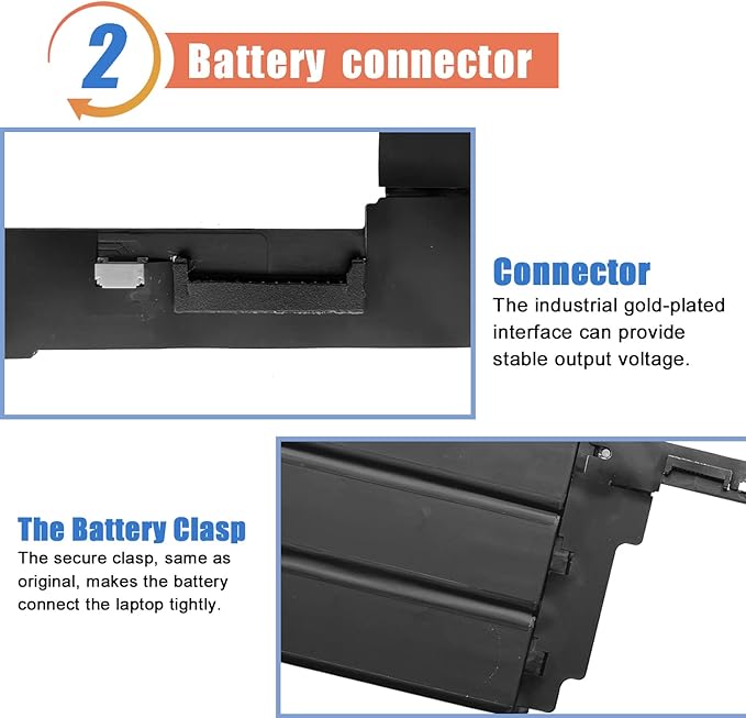Batería ASODI G3HTA040H 62.2Wh para Microsoft Surface Book 2 15" miniatura 3