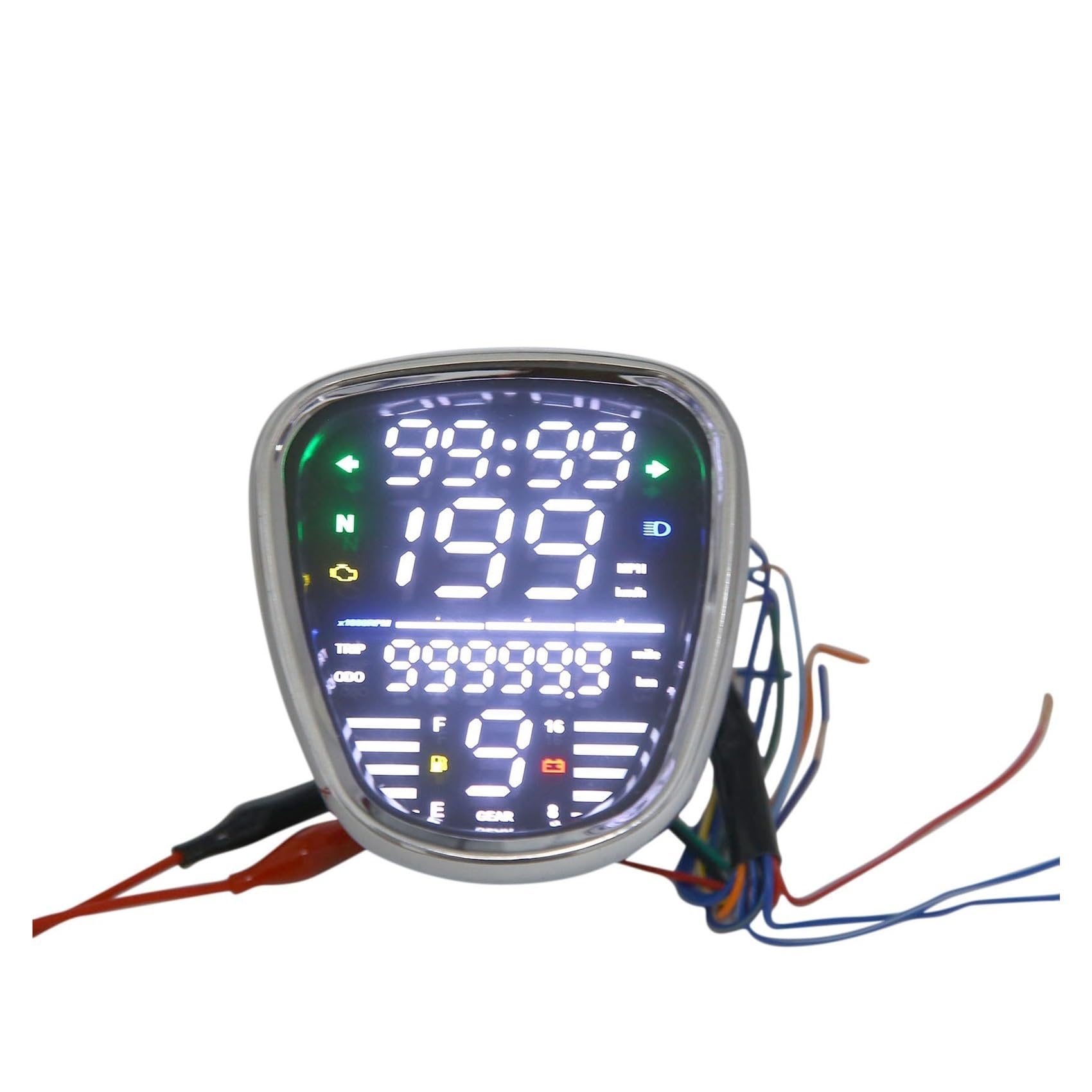 Compteur Kilométrique Double Compteur de Vitesse numérique à LED pour Moto pour C70 C90, Compteur kilométrique, odomètre, jauge