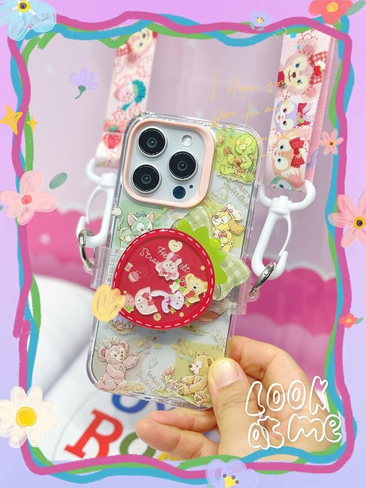 リクエスト商品2点　ダッフィー　リーナベル　スマホクリップ お誕生日 ダッフィー スマホクリップ❘上海ディズニー – リーナ
