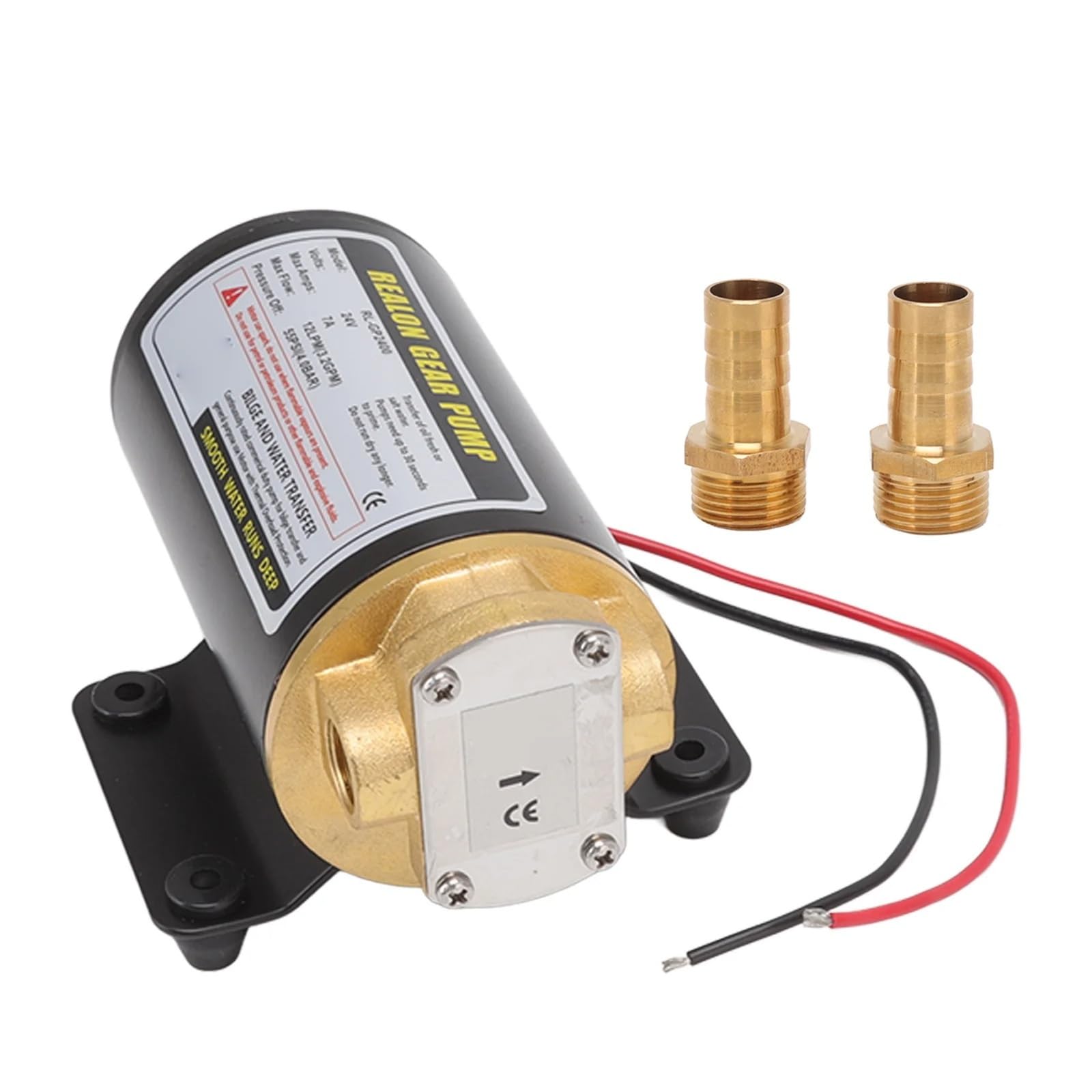 Pompe de transfert d'huile 24V sécurisée par protection thermique