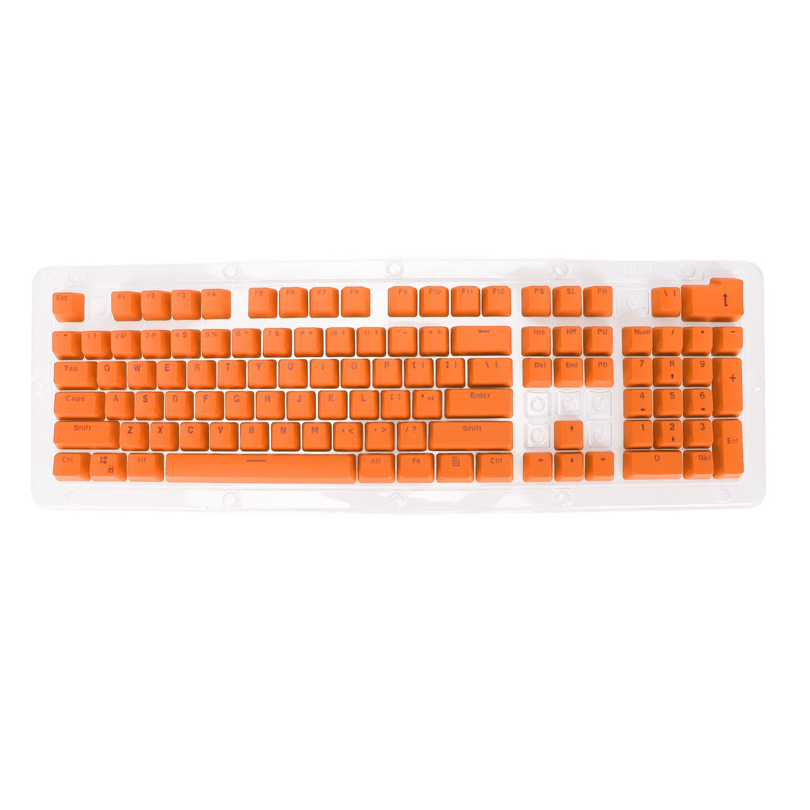 Amazon.co.jp: オレンジ ラバーキーキャップ、PBTキーキャップ106キー2 