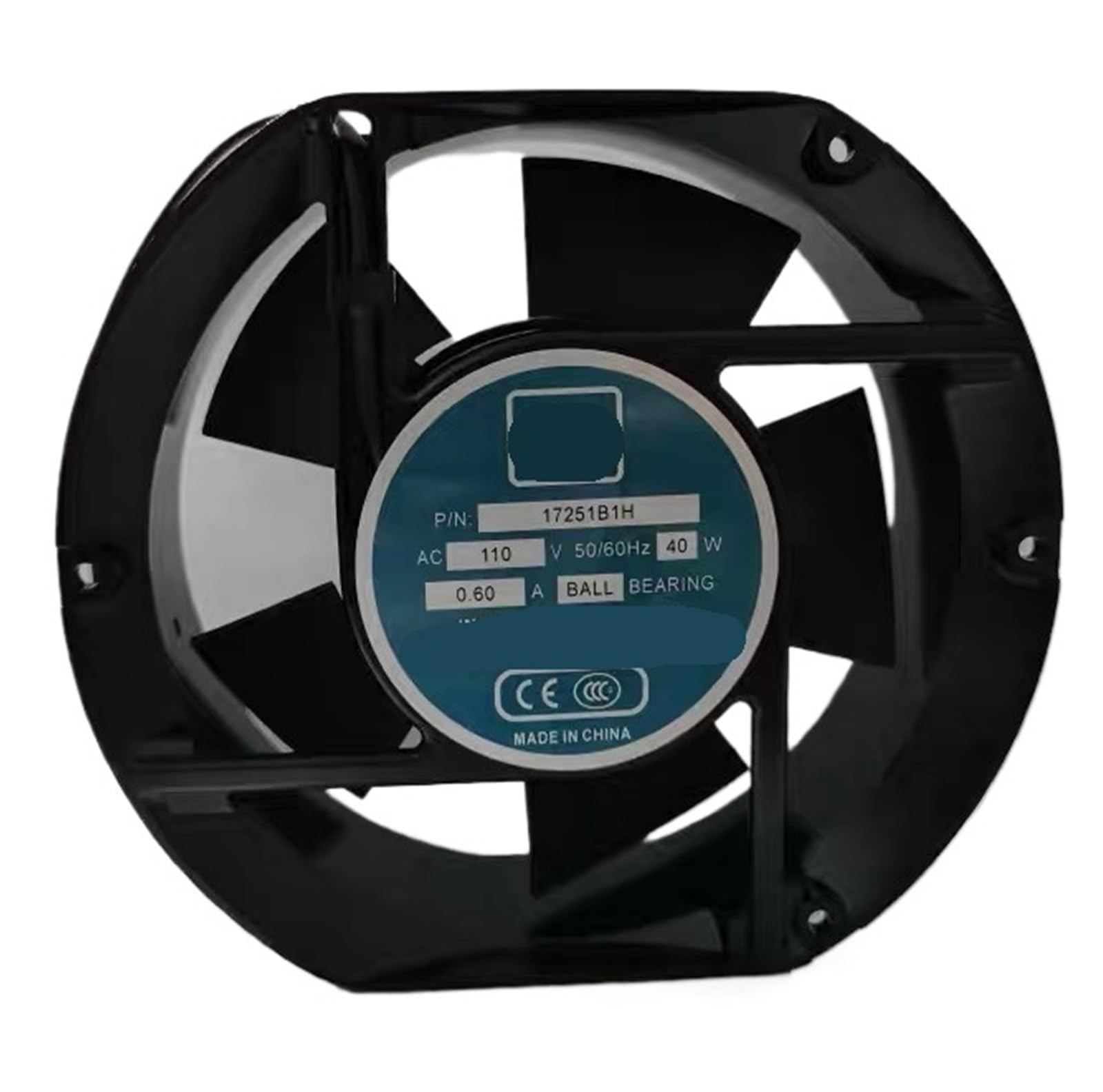 Ventilateur de refroidissement 172mm AC 110V 40W pour boîtier et soudure