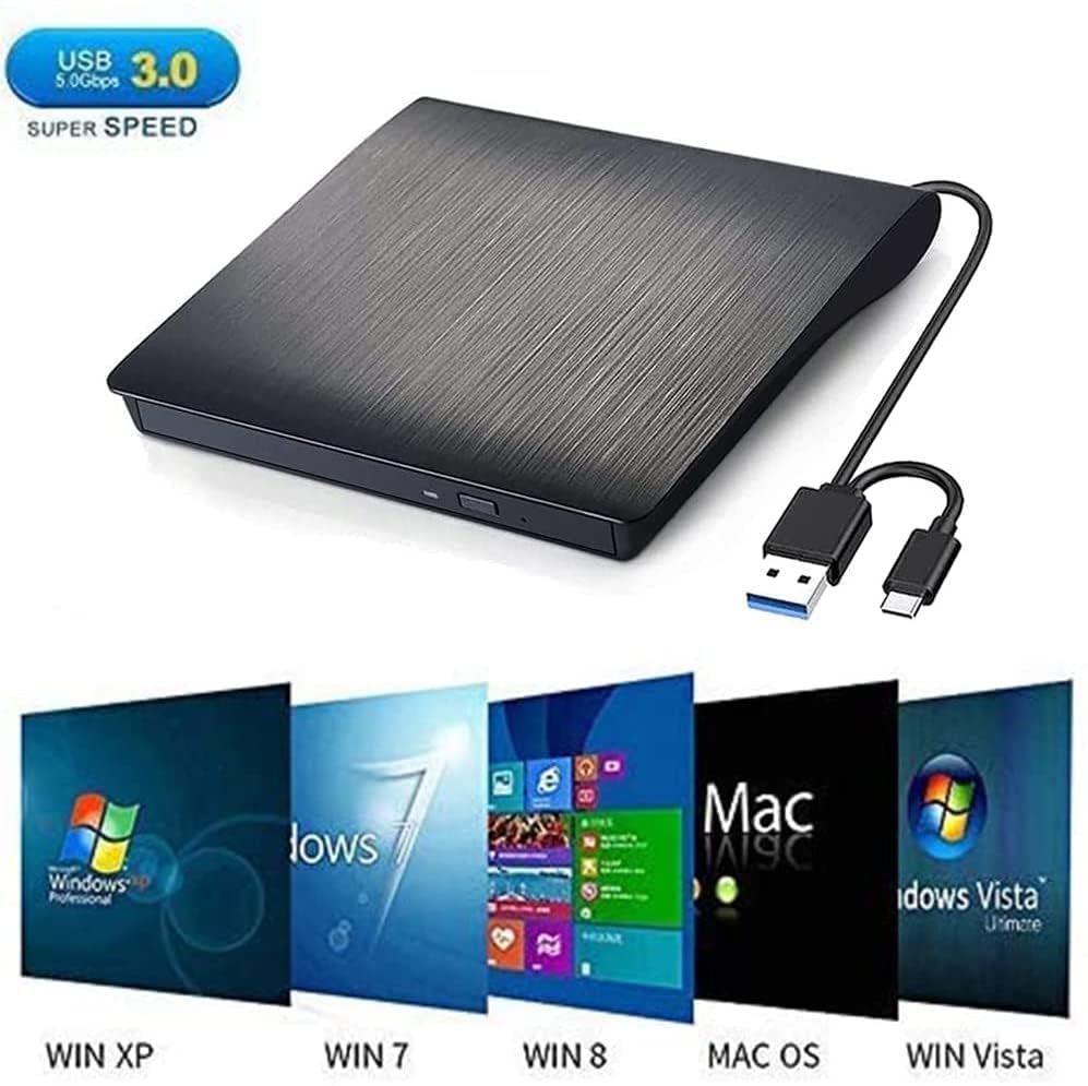 Lectora externa USB3.0 CD/DVD portátil miniatura 5