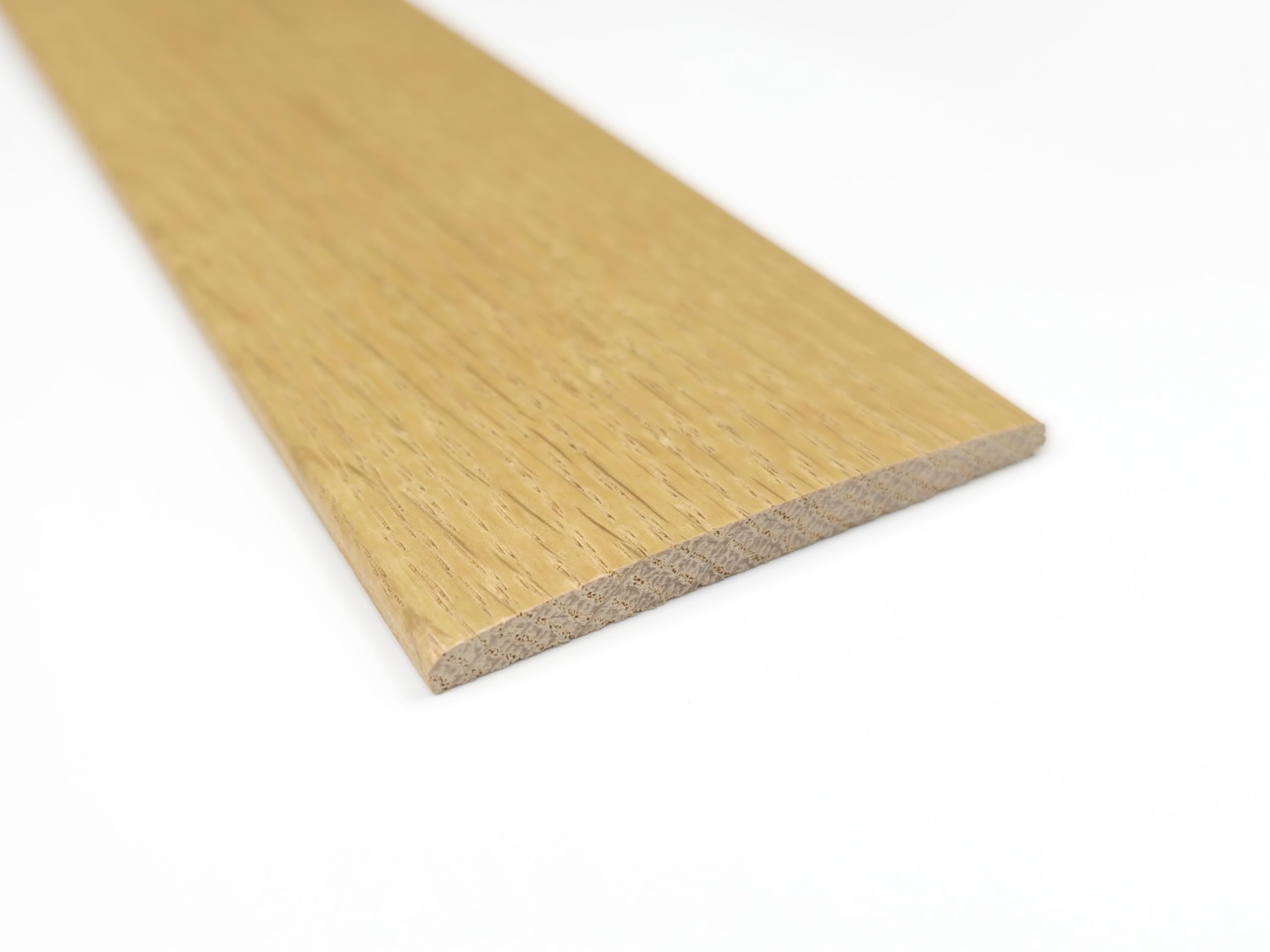 Project DIY® Solid Oak Wide Flat Strip – 900mm x 65mm x 6mm | Real Wood Floor Threshold Trim | Ideal for LVT, Laminate & Engineered Wood | 3 Oak Finishes (Lacquered)