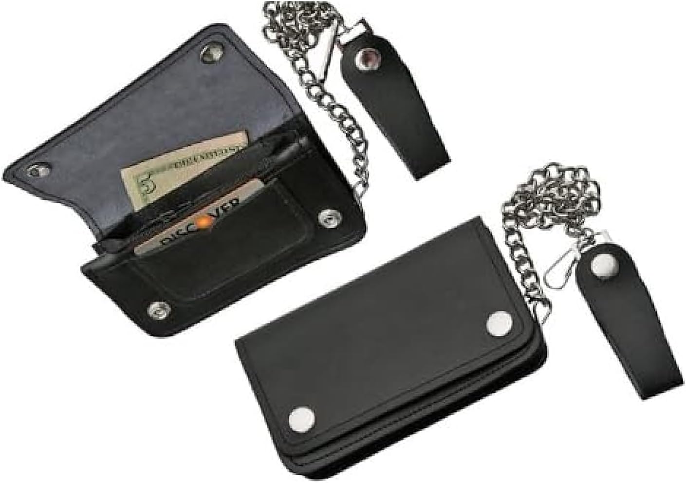 Supplies Biker Wallet, Small, Black