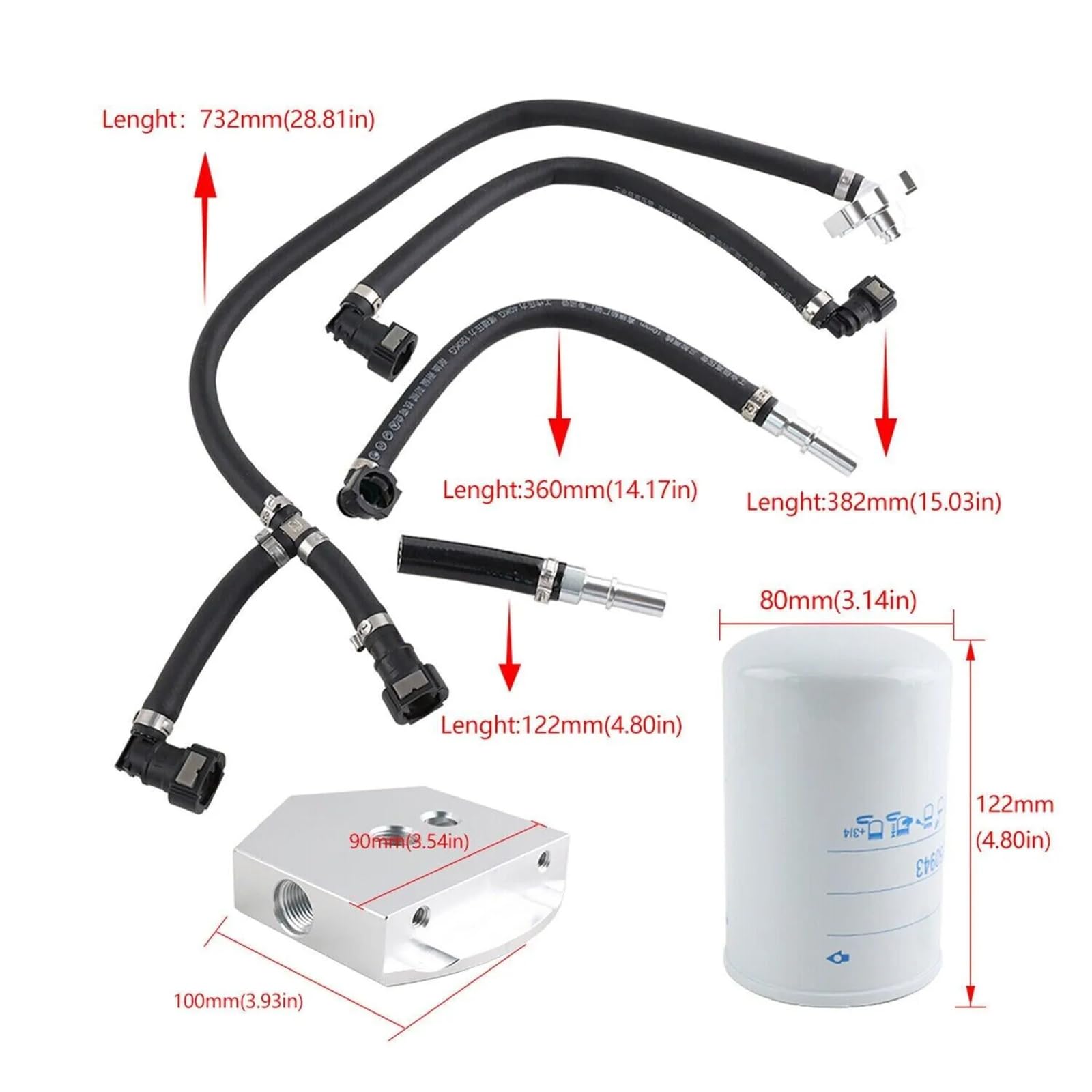 6.7 Powerstroke CP4 Disaster Prevention Bypass Kit For Ford 6.7L ...