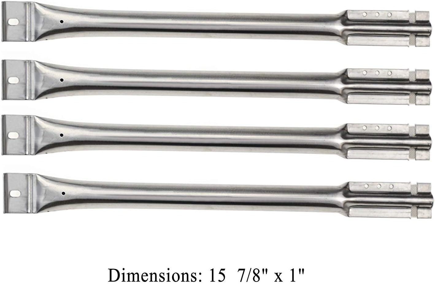 Replacement Parts Kit Stainless Steel Burners&Crossover Tubes& Porcelain Steel Heat Plates for Charbroil 463268006, 463268007 Gas Grill Model