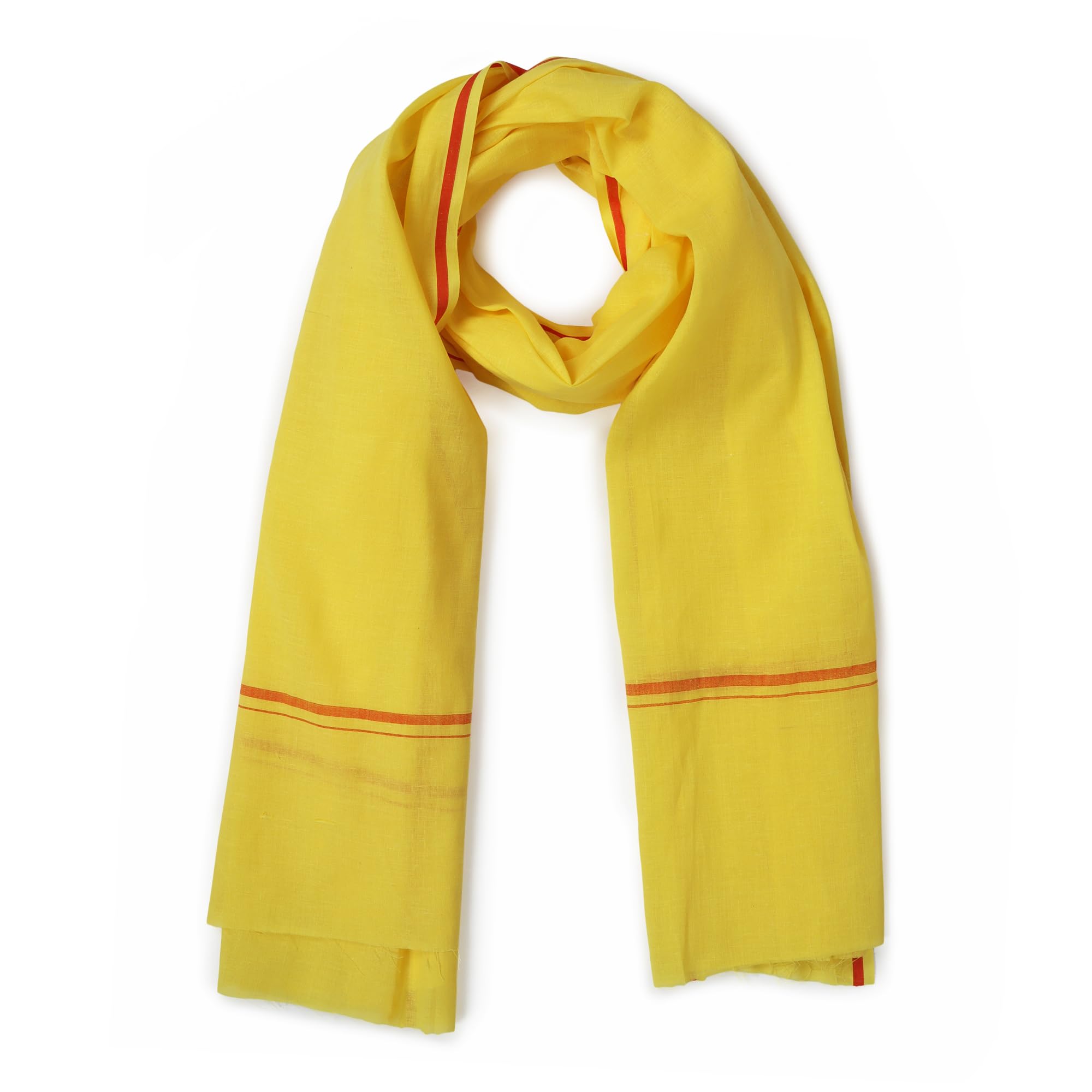 GENERICSHRI ANAND Pure Cotton Soft Gamcha for Men- White Men's gamcha (Set of 1)