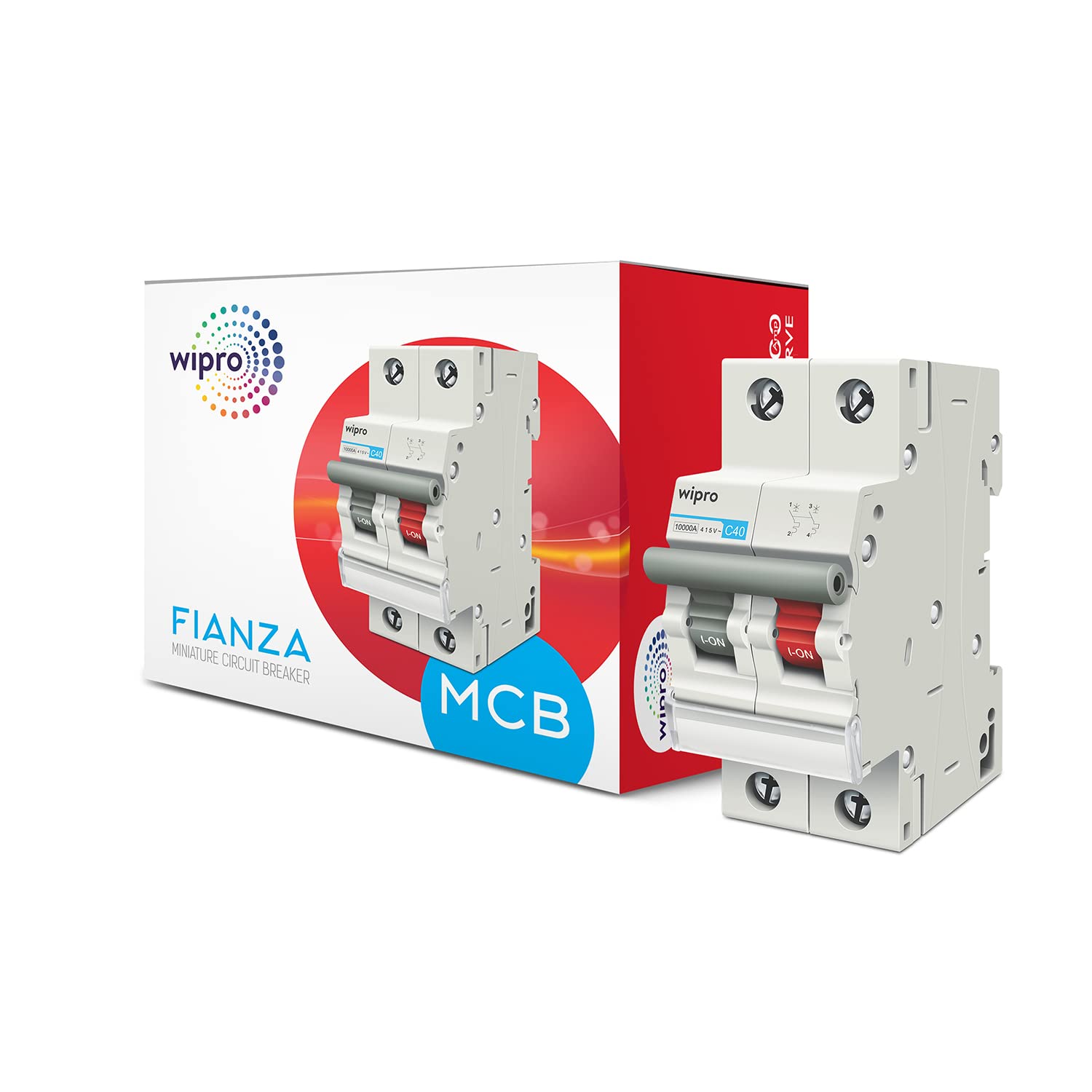 Wipro MCB 40A SPN C Curve-image-12