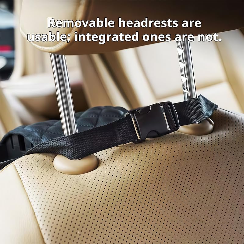 Organizzatore Sospeso Auto per Mahindra Quanto 2013-2016, Scatola Portaoggetti in Pelle per Sedile Posteriore, Tasca Portaoggetti Multifunzionale Abitacolo, 1 Pezzo,Beige