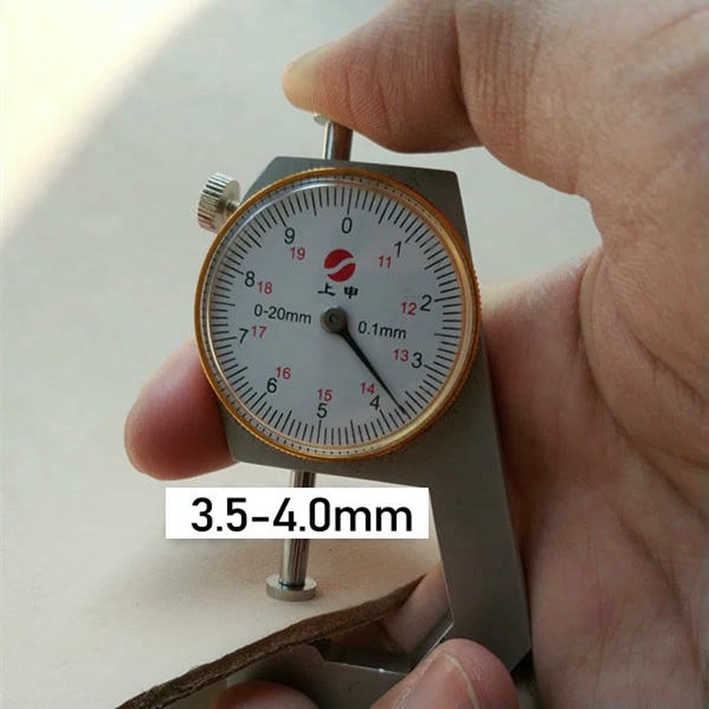 Primo Strato di Pelle Bovina Spessa 3-3,5 mm, Materiale in Pelle di Cavallo Pazzo, Pezzo di Pelle conciata al vegetale Vintage, Fai da Te, Lavorazione Artigianale della Pelle
